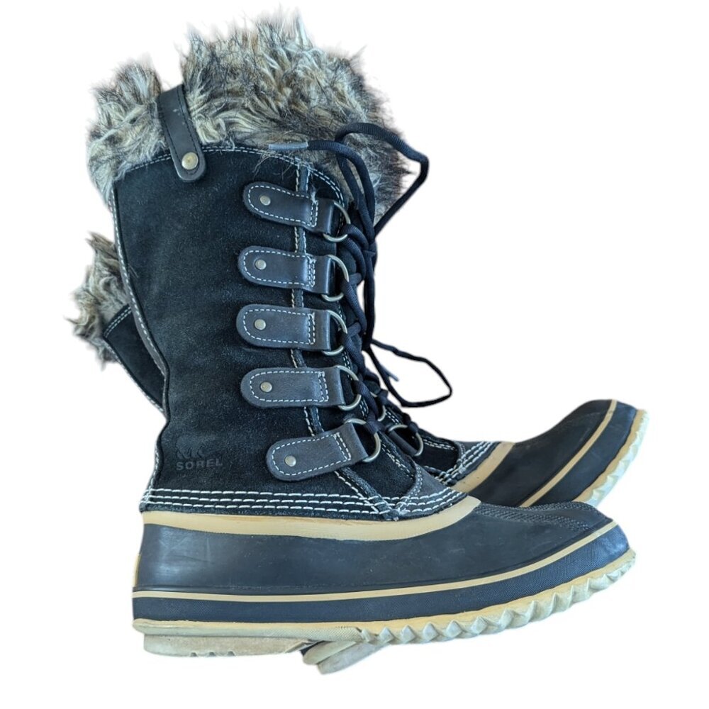 Sorel 💦Waterproof💦 & ♨️Insulated♨️ Joan of Arctic Winter Snow Boots Size 7 - Picture 2 of 14